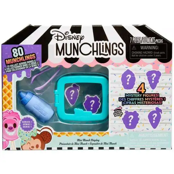 Disney Munchlings Mini Munch Display Playset [4 Mystery Figures!]