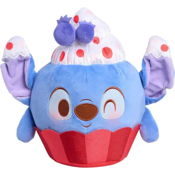 Disney Munchlings Global Gourmet Berry Burst Cupcake Stitch 10-Inch Scented Plush