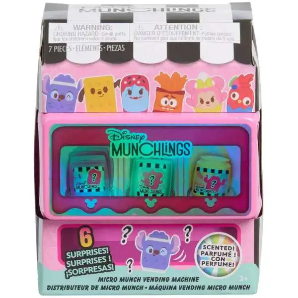 Disney Munchlings Micro Munch Vending Machine Exclusive Mystery Pack [6 Surprises!]