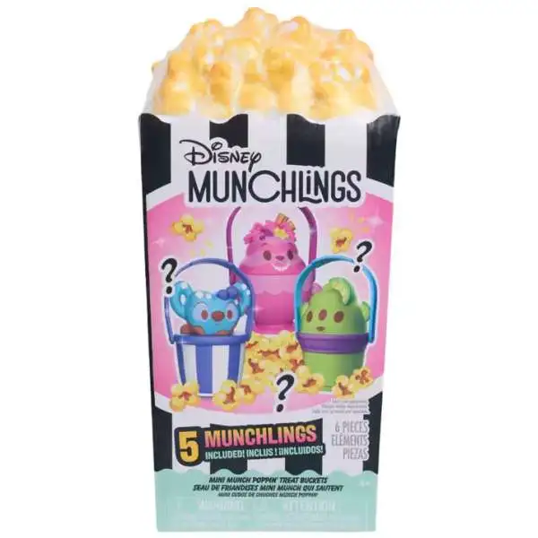 Disney Munchlings Mini Munch Poppin' Treat Buckets Mystery Pack [5 Surprises!]