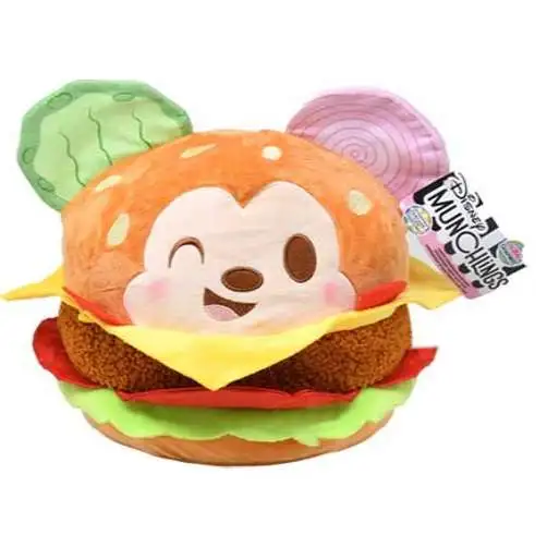 Disney Munchlings Global Gourmet Loaded Cheeseburger Mickey Mouse 10-Inch Scented Plush