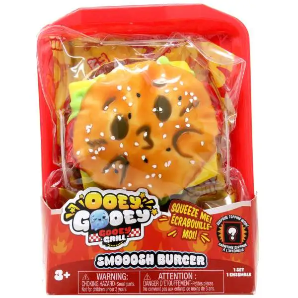 Ooey Gooey Gooey Grill Smoosh Burger Squeeze Toy