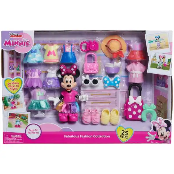 Disney Junior Minnie Mouse Fabulous Fashion Collection Exclusive 6-Inch Doll & Accessories