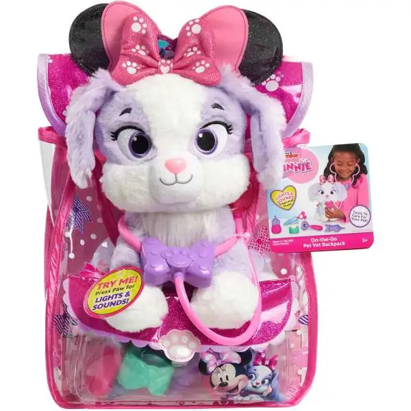 Disney Junior On-the-Go Pet Vet Backpack 10-Inch Playset