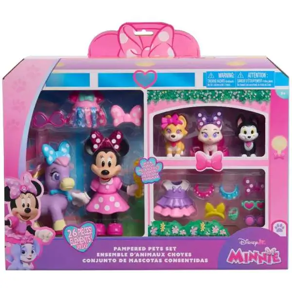 Disney Junior Minnie Mouse Pampered Pets Set Exclusive 6-Inch Doll & Accessories
