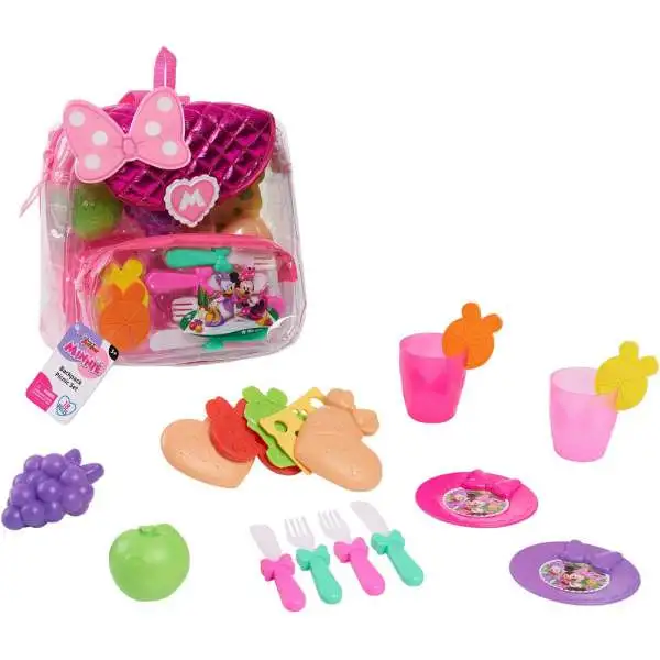 Disney Minnie Mouse Backpack Picnic Playset