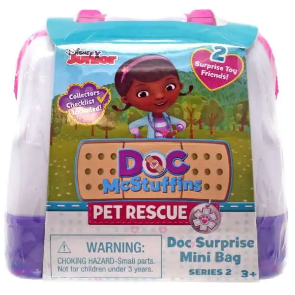 Disney Doc McStuffins Series 2 Pet Rescue Doc Surprise Mini Bag Mystery Pack