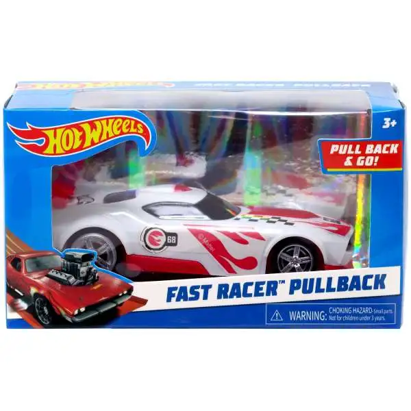 Hot Wheels Fast Racer Pullback Fast Fish Pullback Car [White]