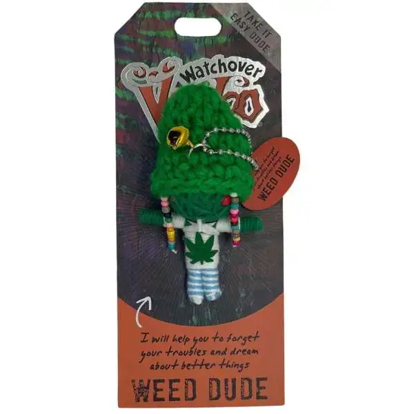 Watchover Voodoo Weed Dude 3.5-Inch Keepsake String Doll