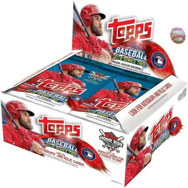 MLB Topps 2018 Series 2 Baseball Trading Card RETAIL Box [24 Packs]