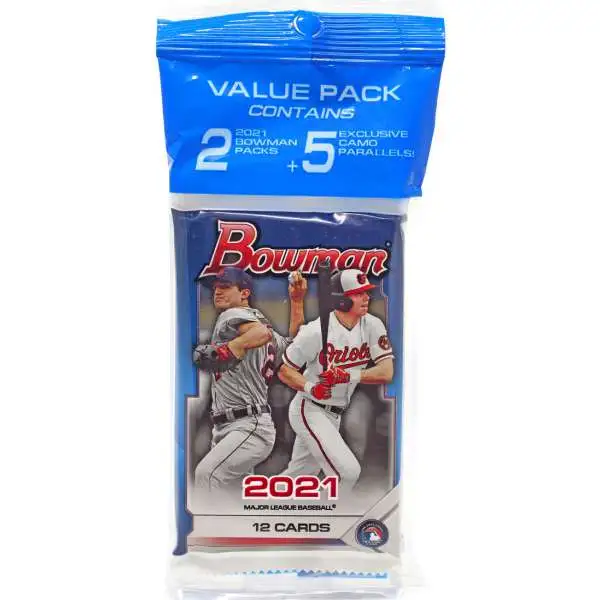 MLB Topps 2021 Bowman Baseball Trading Card VALUE Pack [24 Cards]
