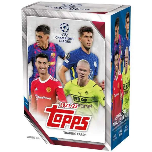 UEFA Topps 2021-22 Champions League Soccer Trading Card BLASTER Box [7 Packs]