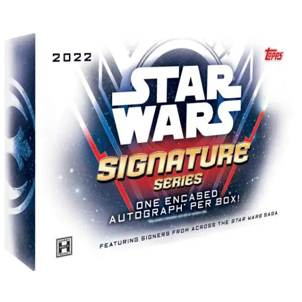 Star Wars Topps 2022 Signature Series Trading Card HOBBY Box [1 Pack, 1 Encased Autograph]