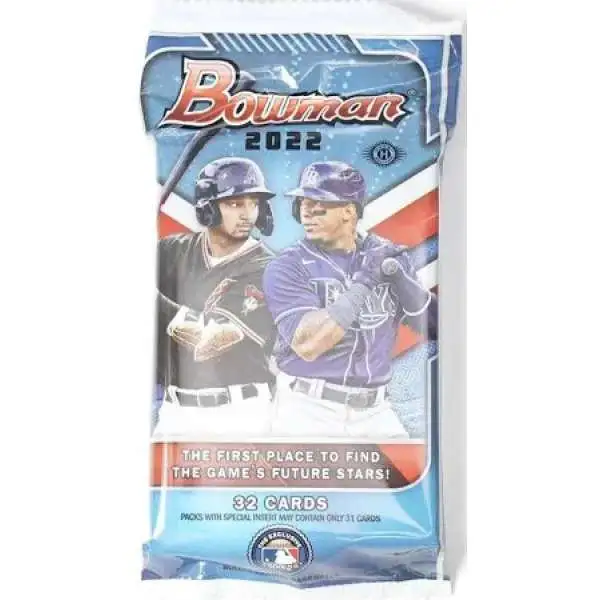 MLB Topps 2022 Bowman Baseball Trading Card JUMBO HOBBY Pack [32 Cards]