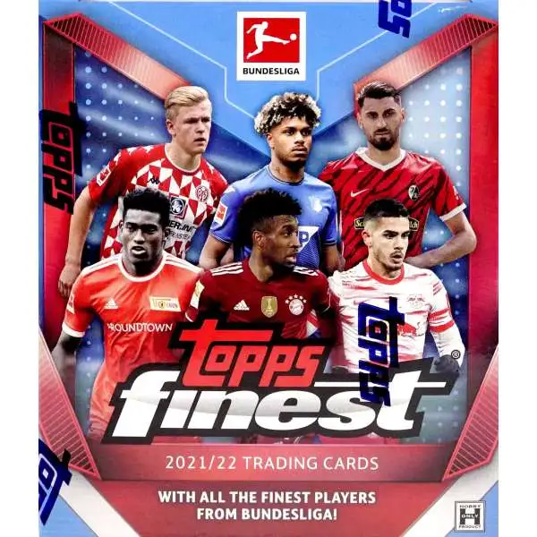 2021-22 Topps Finest Bundesliga Trading Card HOBBY Mini Box [6 Packs]