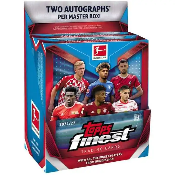 2021-22 Topps Finest Bundesliga Trading Card HOBBY Box [2 Mini Boxes]