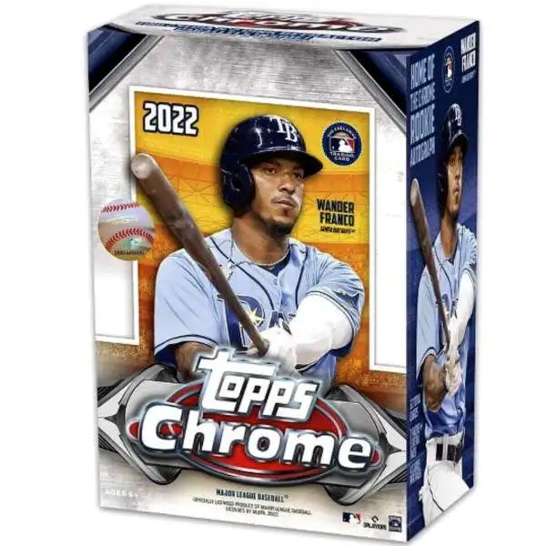 MLB Topps 2022 Chrome Baseball Trading Card BLASTER Box [8 Packs]
