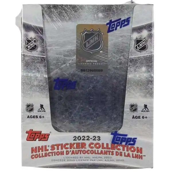 NHL Topps 2022-23 Hockey Sticker Collection Box [50 Packs]