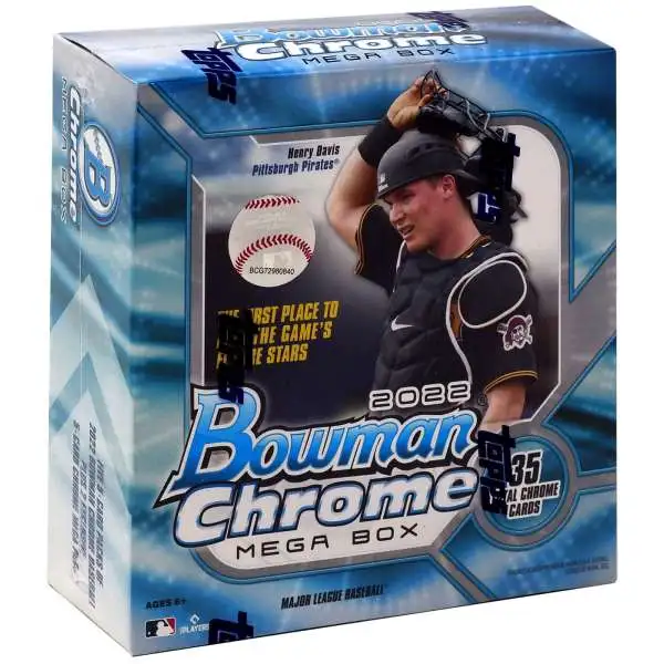 MLB Bowman 2022 Chrome Baseball Trading Card MEGA Box XFractor Parallels Topps ToyWiz