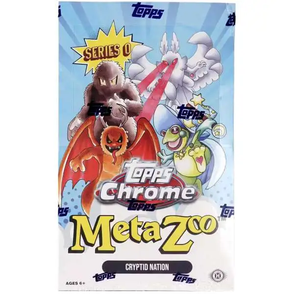 MetaZoo Trading Card Game Chrome Series 0 Cryptid Nation Trading Card HOBBY Box [20 Packs]