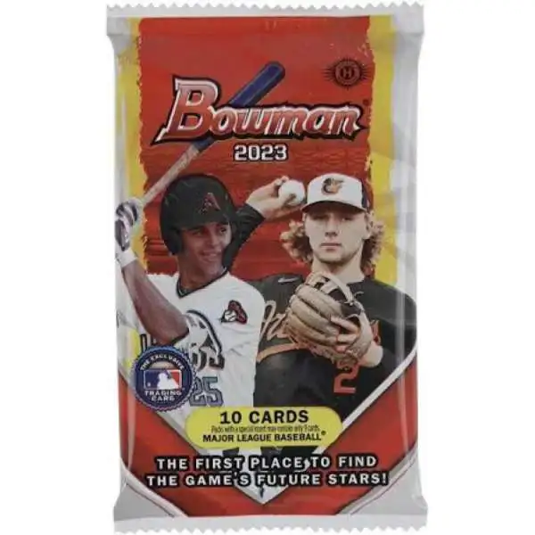 MLB Topps 2023 Bowman Baseball Trading Card HOBBY Pack [10 Cards]