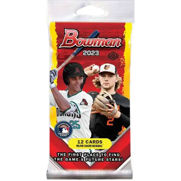 MLB Bowman 2023 Baseball Trading Card Pack 10 Cards Topps - ToyWiz