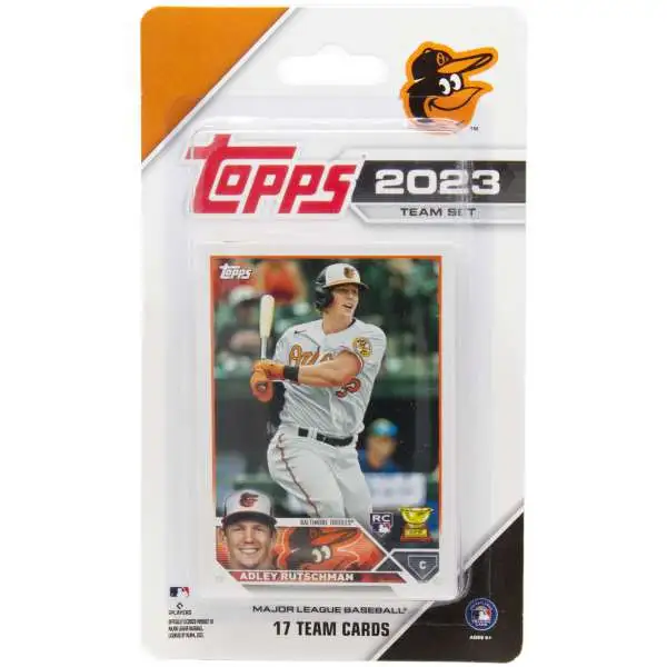 MLB 2023 Topps Baseball Cards Baltimore Orioles Team Set [17 Cards]