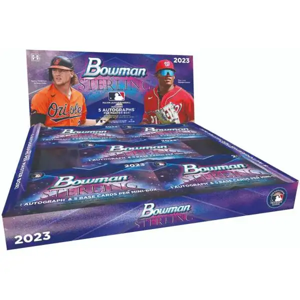 MLB Topps 2023 Bowman Sterling Baseball Trading Card HOBBY Box