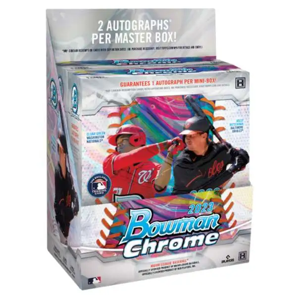 MLB Bowman 2023 Chrome Baseball Trading Cards HOBBY Box [2 MINI Boxes]