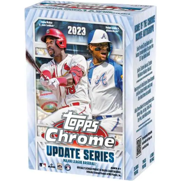 MLB Topps 2023 Chrome Update Series Baseball Trading Card BLASTER Box [7 Packs, Sepia & Pink Refractor Parallels!]