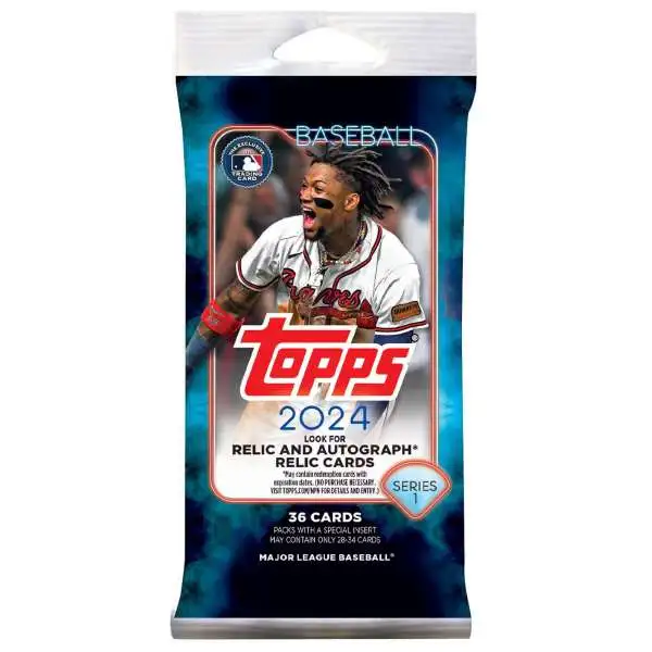 MLB Topps 2024 Series 1 Baseball Trading Card VALUE Pack [36 Cards]