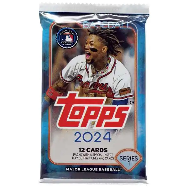 MLB Topps 2024 Series 1 Baseball Trading Card MONSTER Box 16 Packs