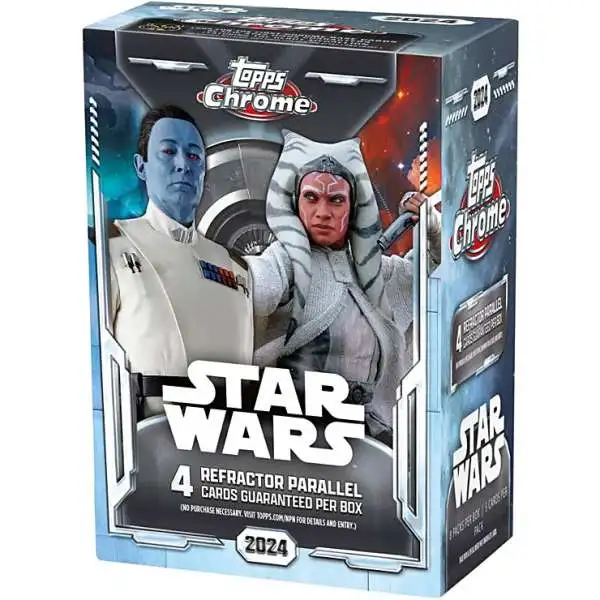 Star Wars Topps 2024 Chrome Trading Card BLASTER Box [8 Packs]