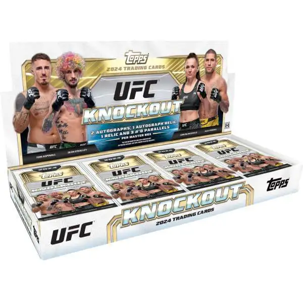 UFC Topps 2024 Knockout Trading Card HOBBY Box [4 MINI Boxes]