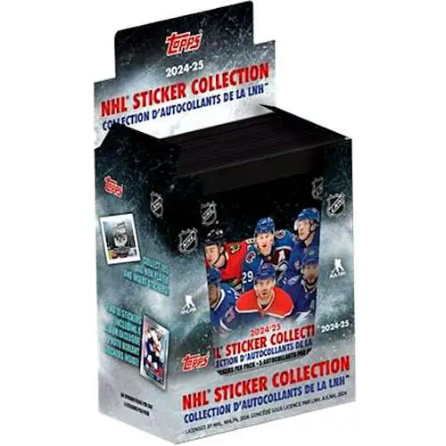 NHL Topps 2024-25 Hockey Sticker Collection Box [50 Packs]
