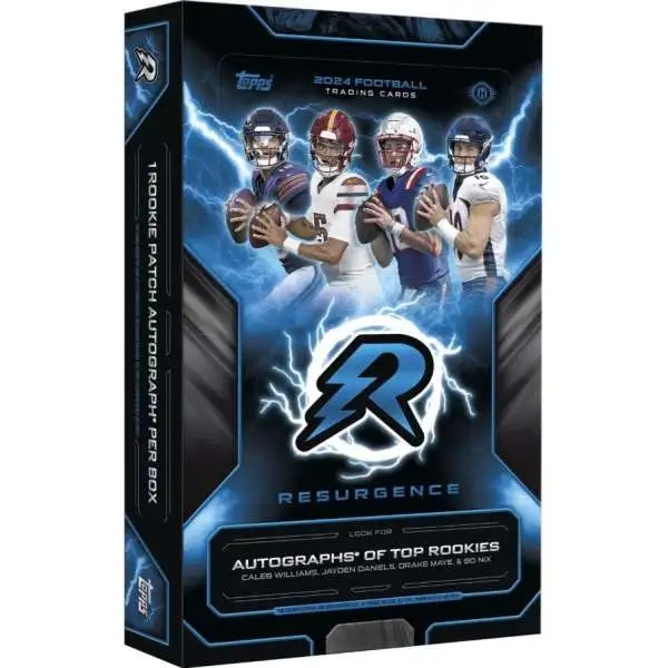 NFL Topps 2024 Resurgence Football Trading Card HOBBY Box [12 Packs]