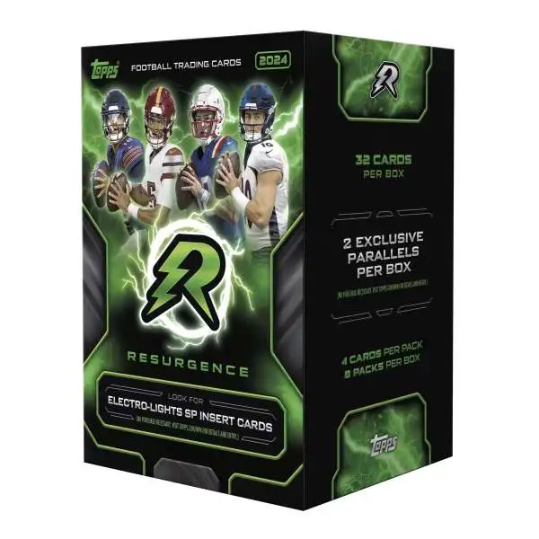 NFL Topps Trading Cards 2024 Resurgence Football Trading Card BLASTER Box [8 Packs]