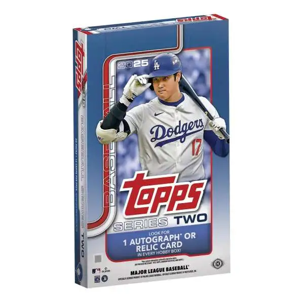 MLB Topps 2025 Series 2 Baseball Trading Card HOBBY Box [20 Packs + 1 Promo Silver Pack]