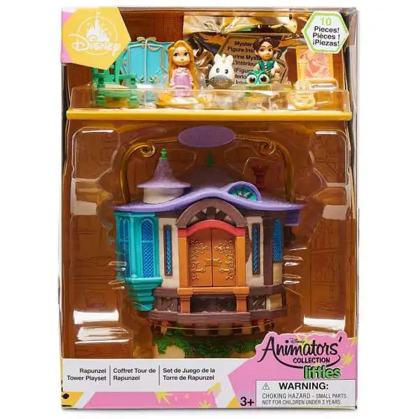 Disney Tangled Littles Animators' Collection Rapunzel Tower Exclusive Micro Playset