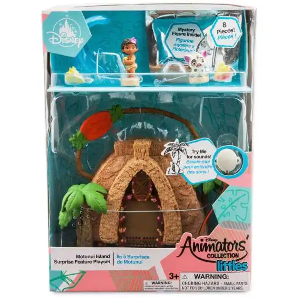 Disney Moana Littles Animators' Collection Motunui Island Surprise Exclusive Micro Playset [2023]