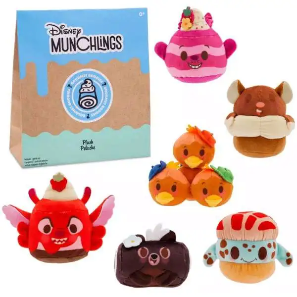 Disney Munchlings Micro Plush Gourmet Goodies Exclusive 4-Inch Mystery Pack