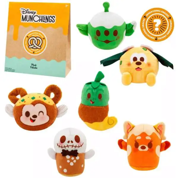 Disney Munchlings Micro Plush Sensational Snacks 4-Inch Mystery Pack [Bag]