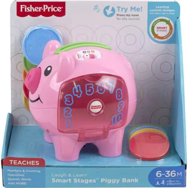 Fisher Price Laugh & Learn Smart Stages Piggy Bank
