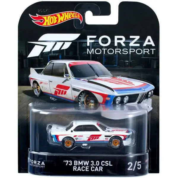 Hot Wheels Forza Motorsport '73 BMW 3.0 CSL Race Car Diecast Car #2/5