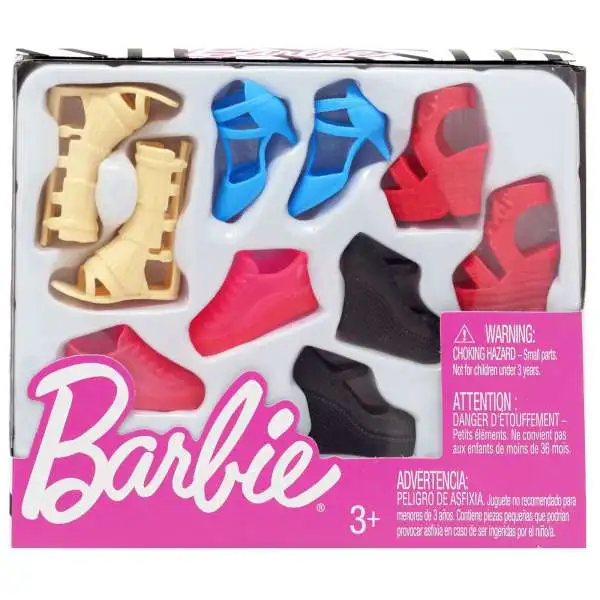 Barbie Tall & Curvy Shoe Pack [Damaged Package]