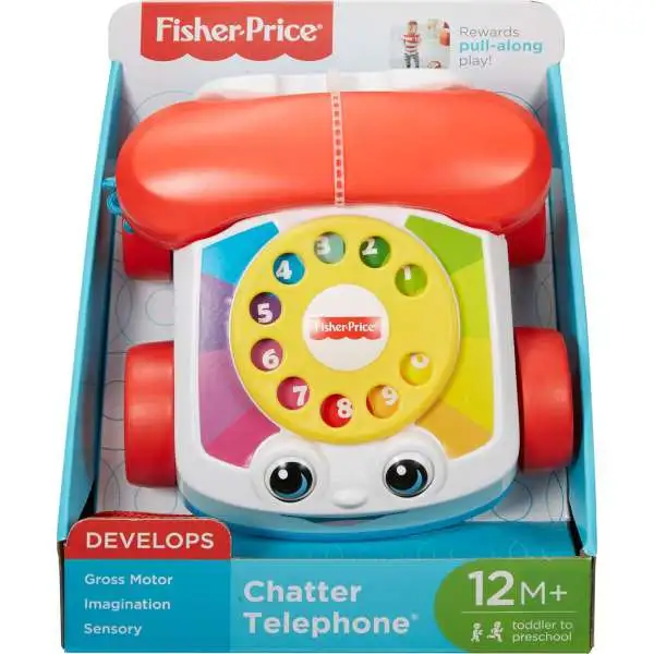Fisher Price Pull-Along Chatter Telephone