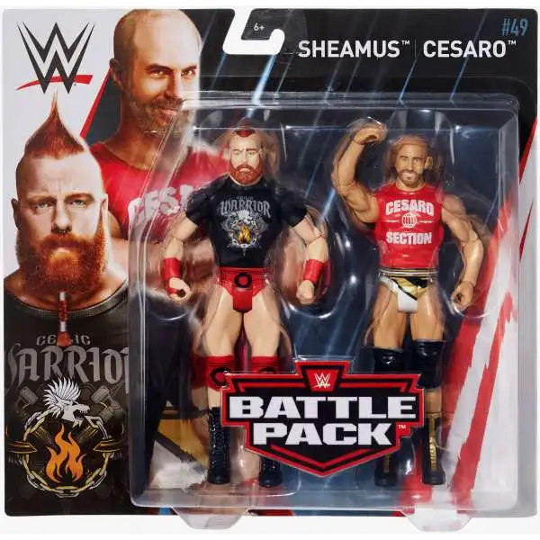WWE Wrestling Battle Pack Series 52 Sheamus & Cesaro Action Figure 2-Pack [Damaged Package]