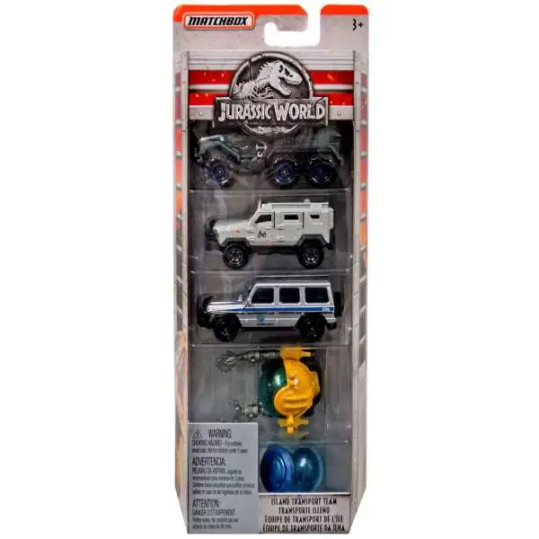 Matchbox Jurassic World Die Cast Car 5-Pack [Damaged Package]