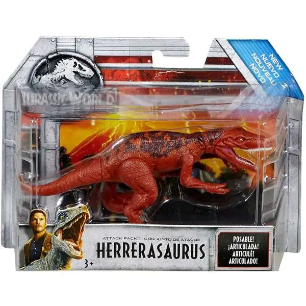 Jurassic World Fallen Kingdom Attack Pack Herrerasaurus Action Figure [Damaged Package]