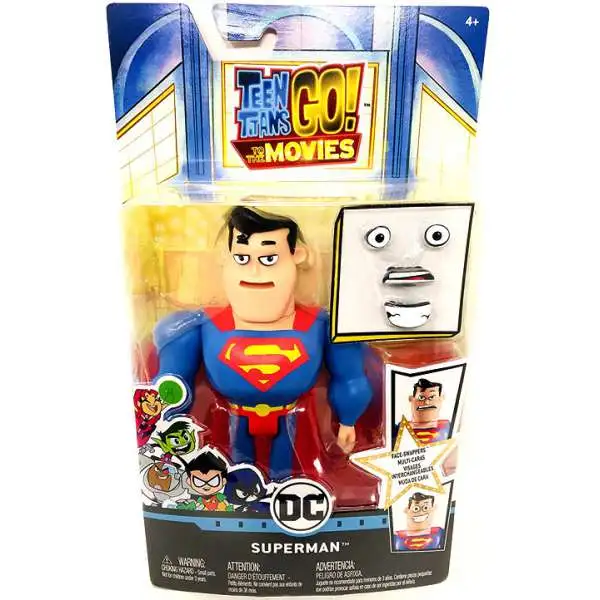 Teen Titans Go! Movie Face-Swappers Superman Action Figure